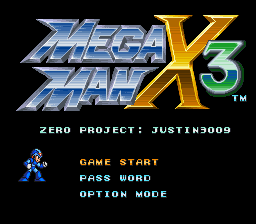 Mega Man X3 - Zero Project (Ver. 1.0)